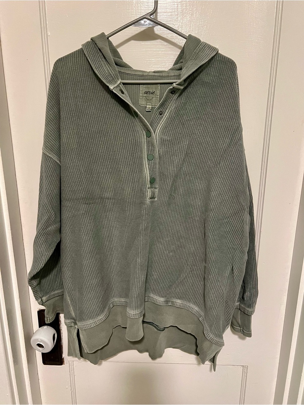 Aerie ribbed hoodie